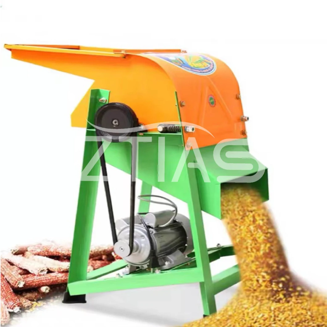 Small Agricultural Electric Soybean Wheat Rice Corn Grain Sheller