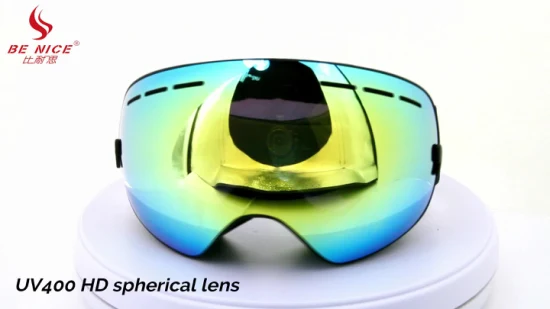 Benice Snow Goggle Snow 4600 Детские двухслойные лыжные очки с линзами из ПК Лыжные очки по индивидуальному заказу с зеркальным покрытием