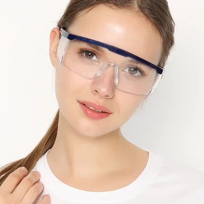 Ce En166 и ANSI Z87.1+ материал ПК, устойчивый к царапинам, регулируемые ножки, очки, защитные очки, очки с защитой от ультрафиолета
